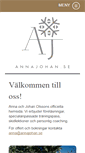 Mobile Screenshot of annajohan.se